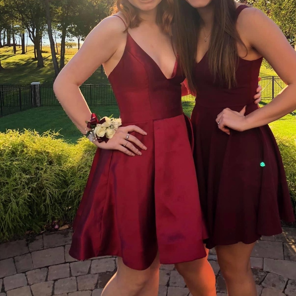 beautiful red jovani homecoming short red dress